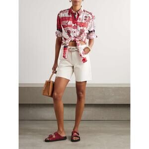 34 ( US 2 ) MARANT ÉTOILE Nathy bandana-print cotton shirt